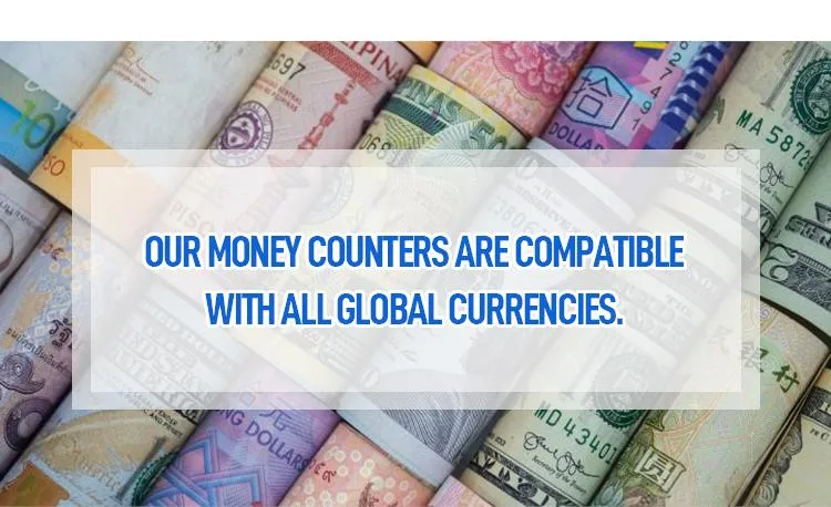 Union Qf21 Zhejiang Bill Counter 2 Pocket Currency Counter Mixed Denomination Money Counter Sorter