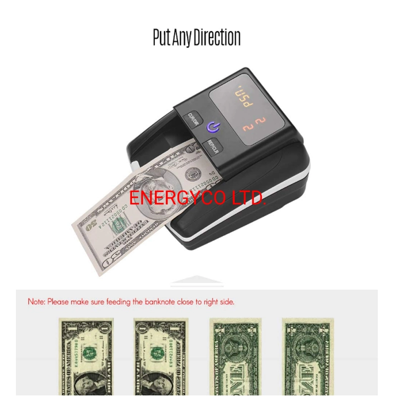 Banknote Detector Denomination Detector UV / Mg / IR / Dd Currency Cash Detector