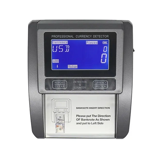 Union Mg03 Small Portable Fake Money Detector Machine Counterfeit Bill Detector Banknote Detector