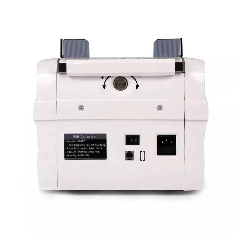Portable Mixed Denomination Banknote Cash Money Counter Machine Bill Value Multi Currency Counter