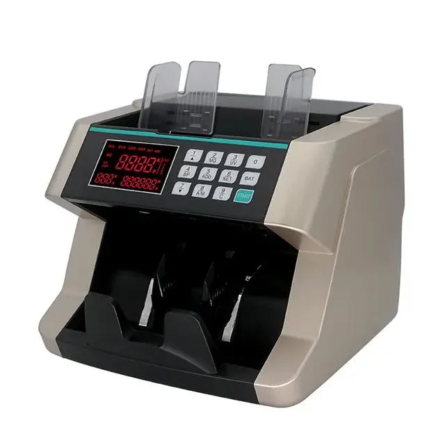 Value Portable Mixed Banknote Counter Bank Use Front Loading Money Counting Machine Bill Counter