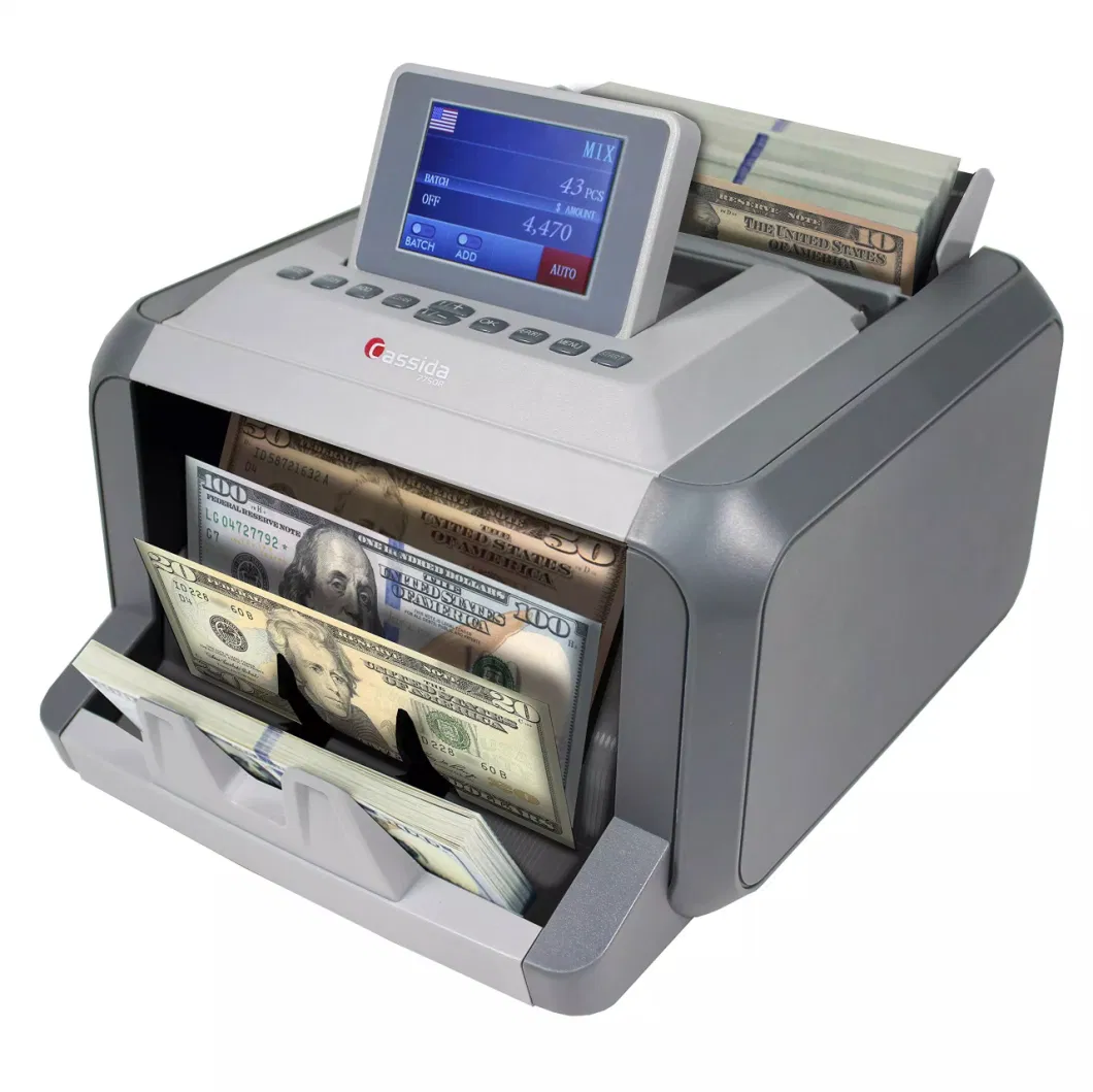 Hot Sale Money Detector Banknote Money Counter 5800d UV/Mg Detector De Billete Falso LCD Display Note Counting Machine