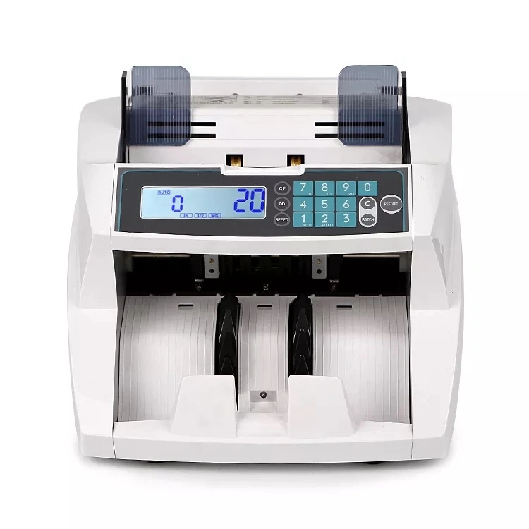 Portable Mixed Denomination Banknote Cash Money Counter Machine Bill Value Multi Currency Counter