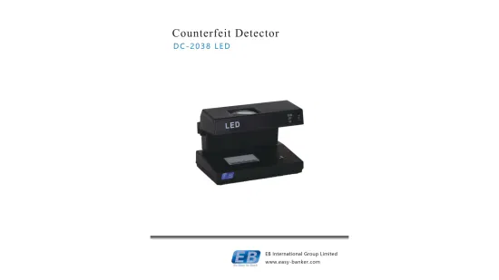Euro Currency Detector Credit Card Detector UV LED  DC
